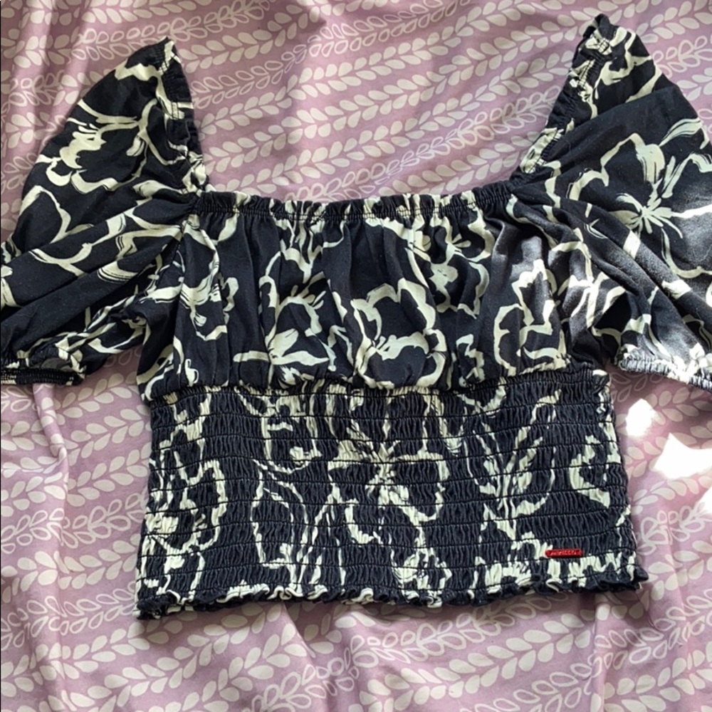 Philanthropy Off The Shoulder Floral Top